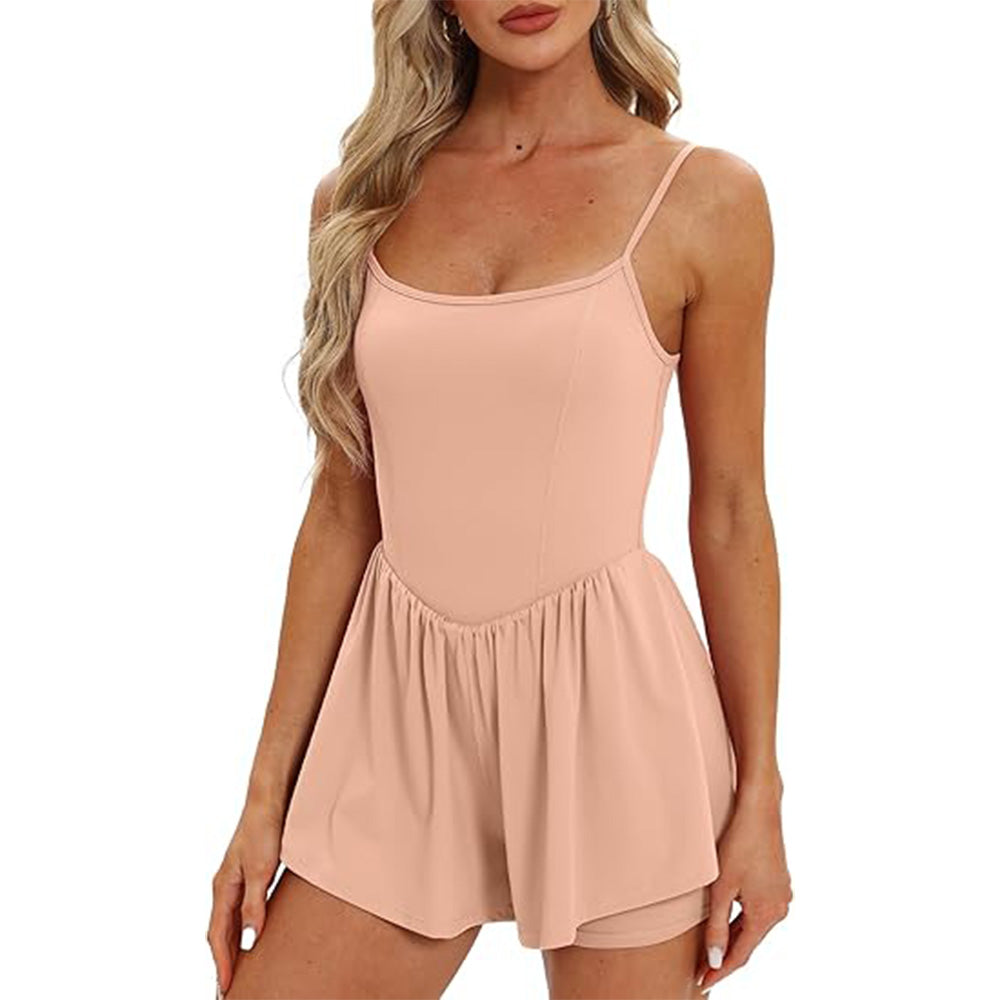 🌴Summer Breeze Essential! Double-Lined Short Romper✨ Adjustable Spaghetti Strap💃 No-Slip Sleeveless Jumpsuit | TikTok’s Hotlist 🌴Summer Breeze Essential! Double-Lined Short Romper✨ Adjustable Spaghetti Strap💃 No-Slip Sleeveless Jumpsuit | TikTok’s Hotlist